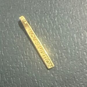 Louis Vuitton Gold Bar Pendant